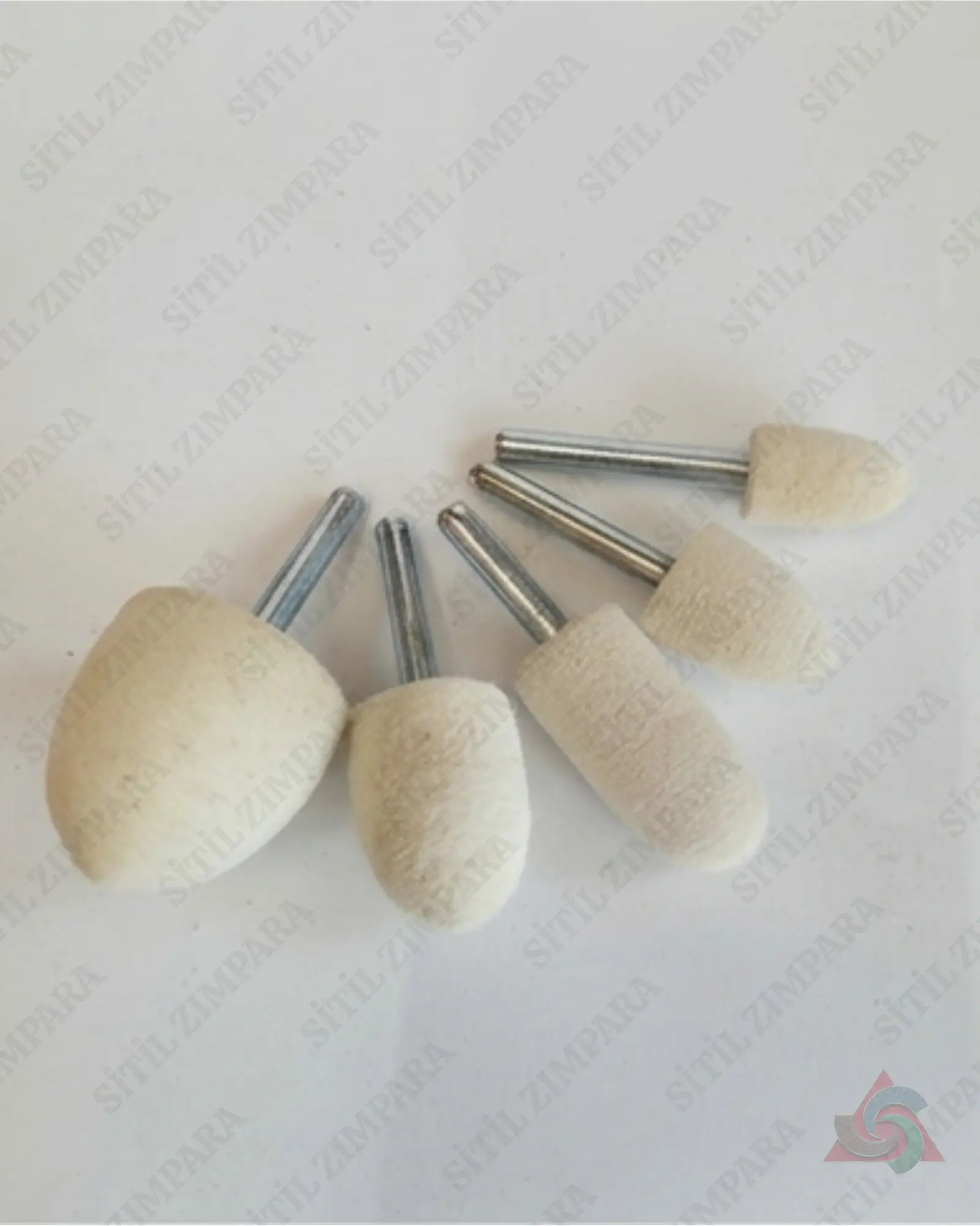 6mm saplı keçe konik (1) 6mm Saplı Konik Polisaj Keçesi - Görsel 1