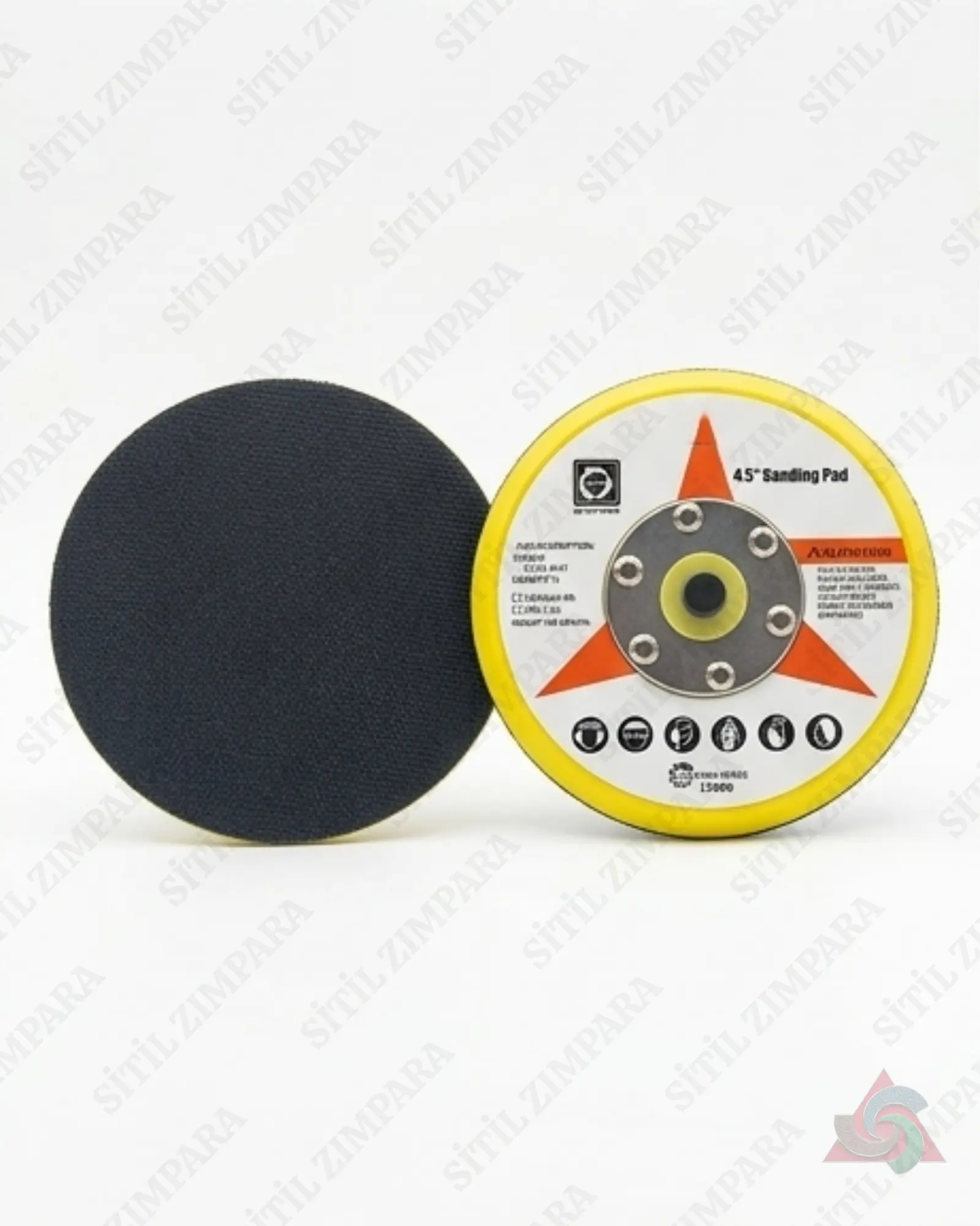 Cırt Zımpara Tabanı 115mm Orbital Cırt Zımpara Tabanı 5/16 115mm - Görsel 1